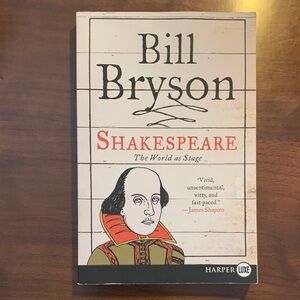 Bill Bryson 'Shakespeare: The World as Stage' Book